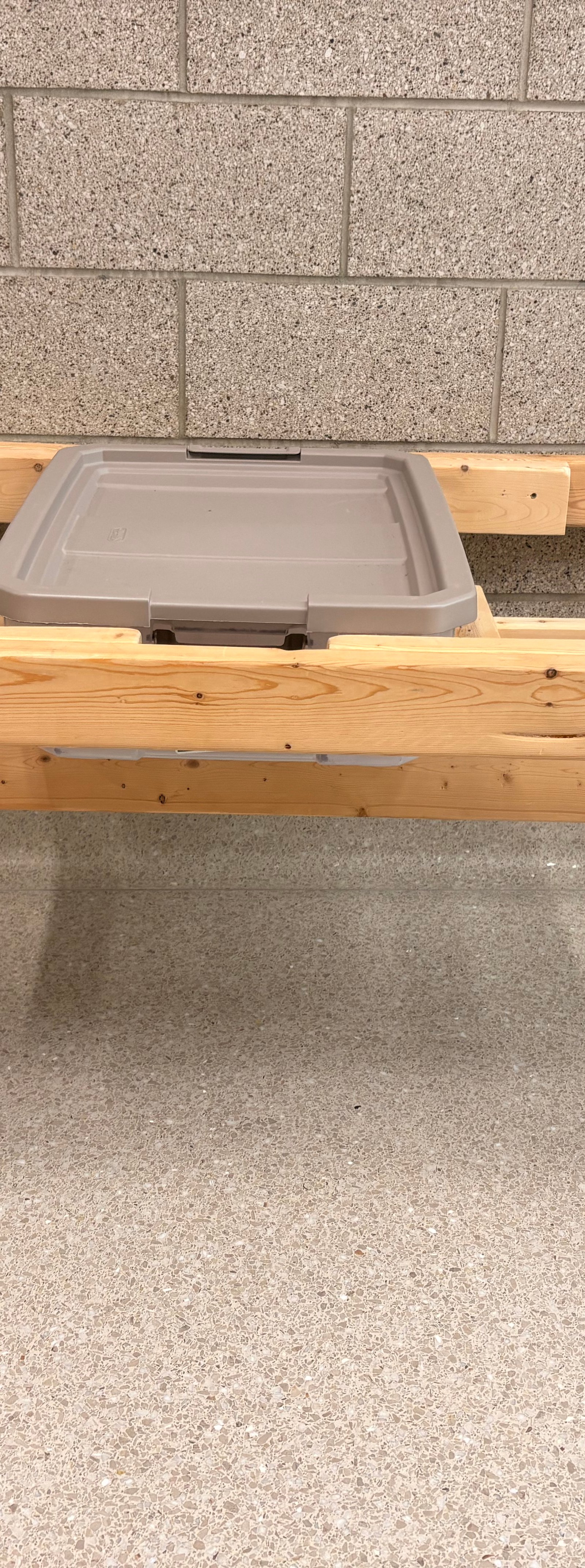 Homemade container storage unit photo 1